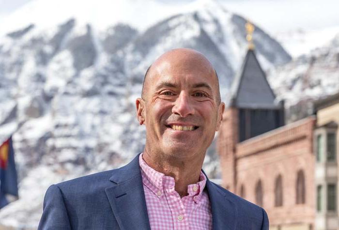 Teddy Errico photographed in downtown Telluride